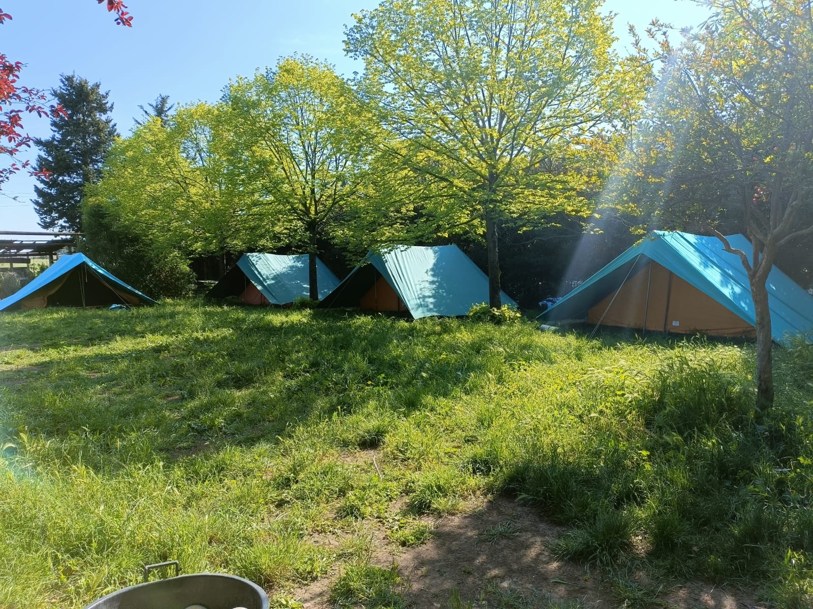 Le tende nel nostro parco